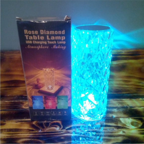 Rose Diamond Table Lamp Control Touch - Picture 3 of 8